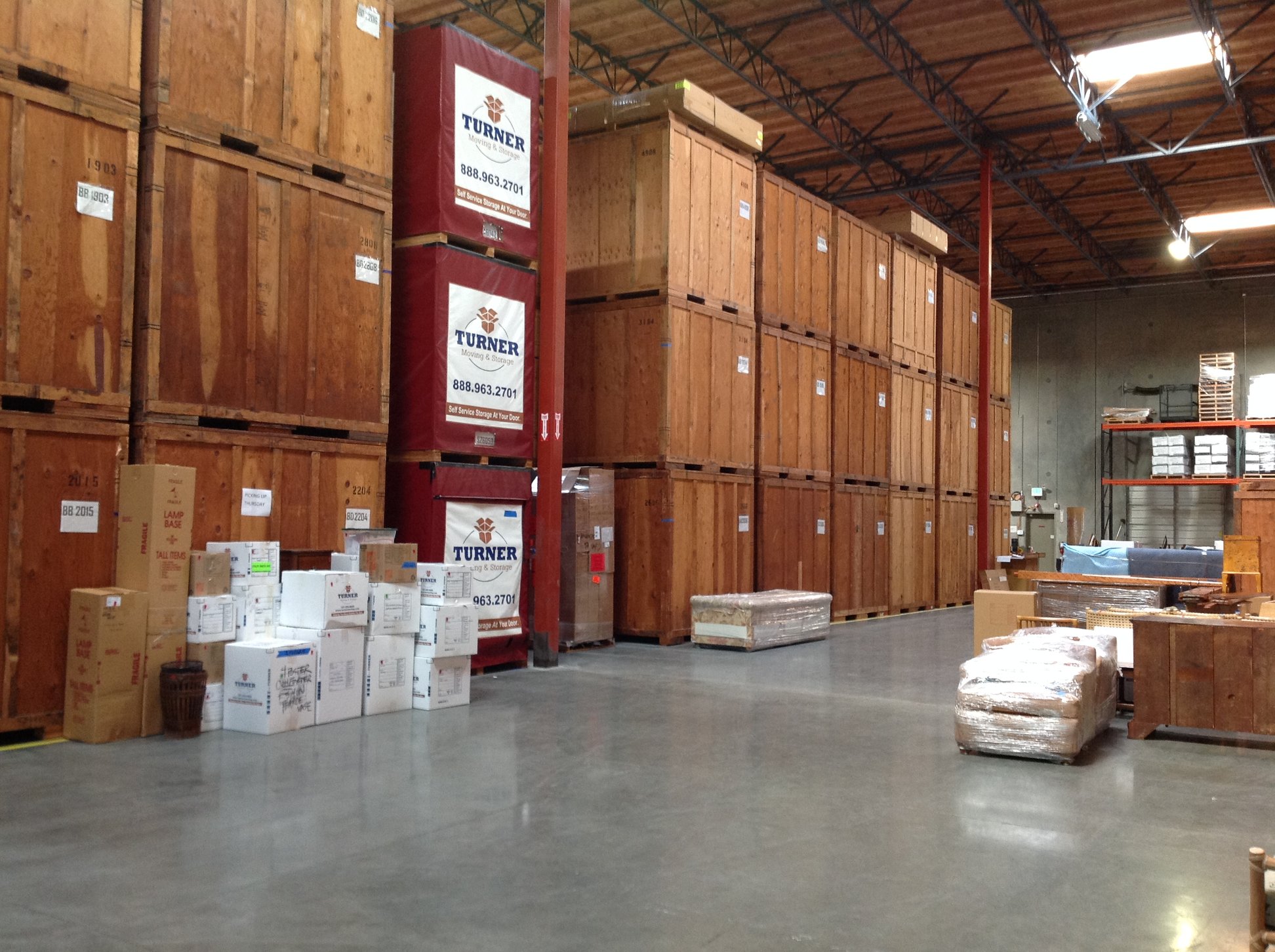 Turner Moving & Storage warehouse