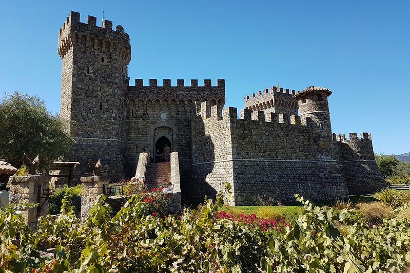 The Castello di Amorosa in Calistoga. Photo: Flickr.