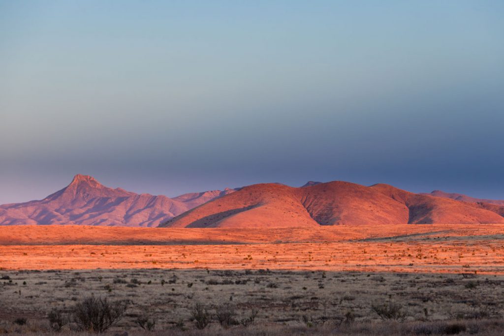 Sunset in the high desert