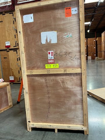 Custom storage crate, sealed shut