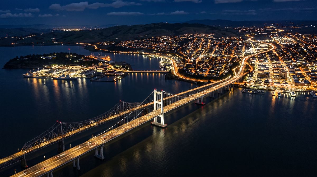 Aerial view of Vallejo