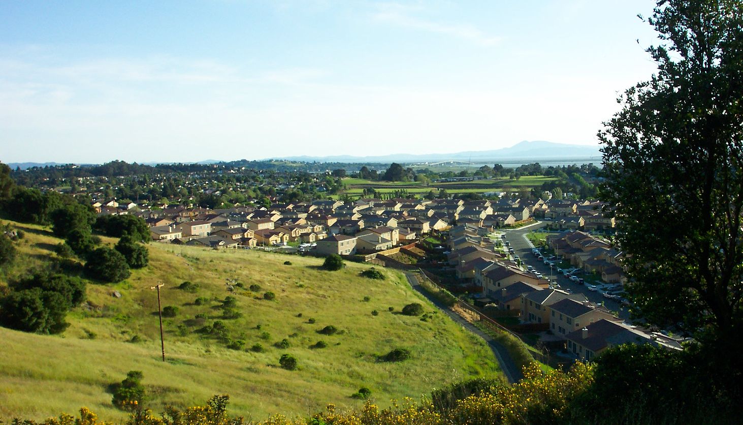 View of the La Vigne neighborhood in American Canyon, California.