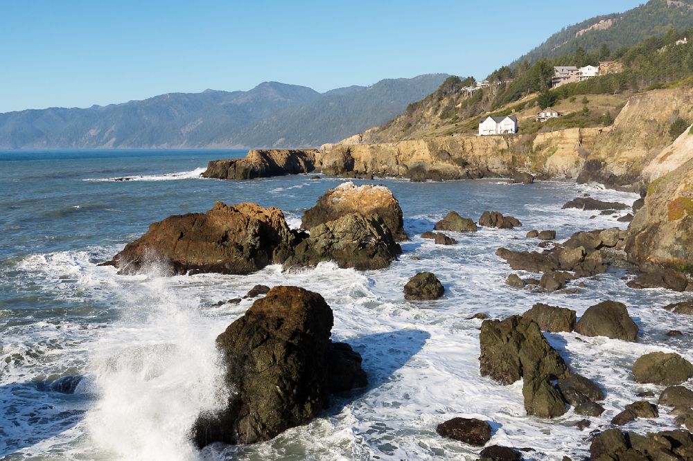 California coastline near Shelter Cove